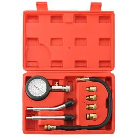 Am1401-09 Atpeam Petrol Engine Compression Tester 8pcs Cylinder Pressure Gauge Kit For