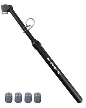 Gp305b-1 Atsafepro Dual Head Tire Pressure Gauge - 10-150psi Heavy Duty Stainless Ste