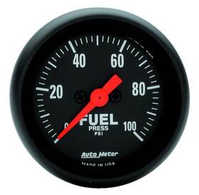 2663 Auto Meter 450987620478 Z-series Electric Fuel Pressure Gauge