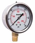 Avnc-300p Baker Pressure Gauge 0-300 Psi