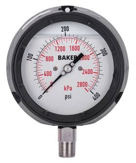 Lf45-400p-1 Baker Lf45-400p-1/4 Pressure Gauge To 400 Psi