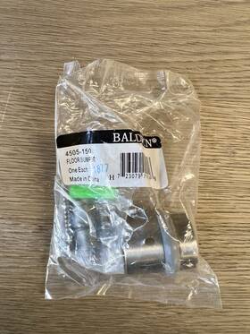4505-150 Baldwin Universal Floor Bumper Door Stop Satin Nickel