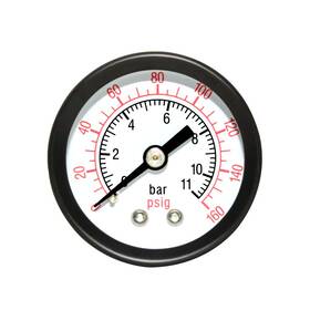 1sj-06320-gpg Beduan Air Pressure Gauge 1-1/2 Inch Dial Back Mount 1/8 Npt 0-160 Psi