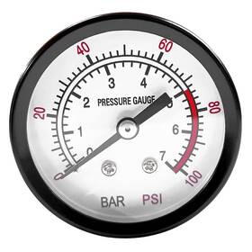 Beduan 744759834522 Air Pressure Gauge For Compressor 2 Inch Dial Center Back Mount 1/4 Npt
