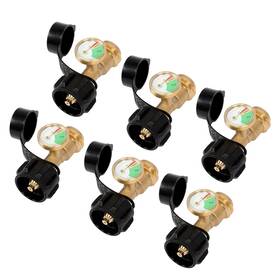 Ber646140 Berliii 6pk Inflation Joint Gas Tank Copper Converter Propane Gauge Level Leak Indicator