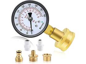 Bernoi 720088462728 Universal Water Pressure Test Gauge Kit