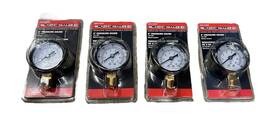 Bd032-0025rp Black Diamond 4 Pack - 2 Inch 1/4 Npt Pressure Gauge 0-300 Psi Bottom Mount