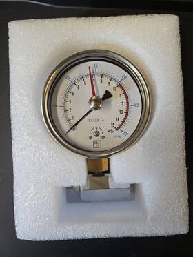Exp.jan31 Blue Ribbon 404-b Class 1a 4 Inch Low Pressure Diaphragm Gauge 0-15psi 2025 Exp.jan31 Blue Ribbon 404-b Class 1a 4 Inch Low Pressure Diaphragm Gauge 0-15psi 2025