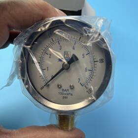 Br101d-254e Blue Ribbon Gauge 2 Inch - Npt M Lm 0-100 Psi New In Box