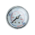 G2101-4000 Body Rear Mount 1 1-1 8 " Chrome - 4000psi Pressure Npt Gauge 2