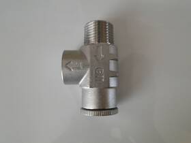 Boshart 755717496089 Stainless Steel 1/2 Inch 75 Psi Pressure Relief Valve Water Well Pump Tank