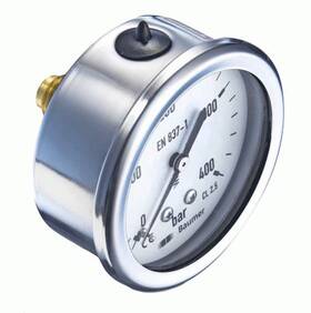 Mit3f20b24 Bourdon Hydraulic Pressure Gauge Back 16bar Connection Size G 1/4