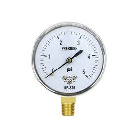 Bpssdijiaonang-0-5psi-jiaodai Bpssdi 0-5 Psi Low Pressure Gauge Capsule With 304 Stainless Steel Cas