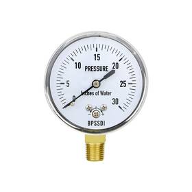 Bpssdijiaonang0-30 Bpssdi 0-30 Inches Of Water Column Gauge Low Pressure Capsule With 304