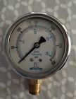 Br201l-254h Blue Ribbon Psi Ss Pressure Gauge Npt Brass