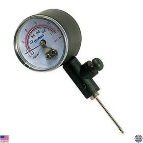 B006aqycys Brand Molten Pg Pressure Gauge With Integrated Release Valve - Sleek Black Design