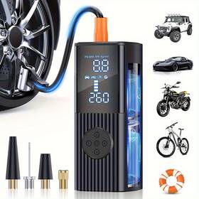 Brawhoohe Tn10796814 Portable 180psi Cordless Tire Inflator Usb Rechargeable Air Pump