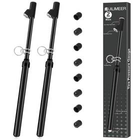 Bl-4-3 Builimeer 2-pack Dual Head Tire Pressure Gauge Heavy Duty 10-150 Psi Air