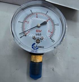 Dc25-csl-15h Carbo Instruments 2-1/2 Inch Capsule Gauge 0-8 Oz/0-15in H2o Range 1/4 Npt Low Mnt