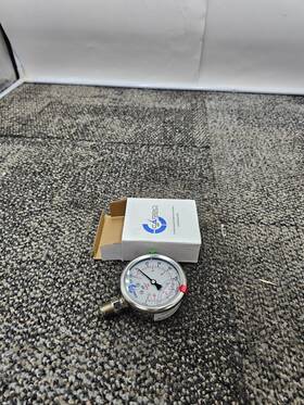 L25-ssl-v160 Carbo Instruments Qty 5 2-1/2 Inch Compound Gauge Ss Liquid Filled -30 Hg/ 160psi