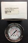 Cf1p-140e Cf1p-140e-2000psi Dynamic Fluid Componetns Components Glycerine Dia Flange Mount Gauge