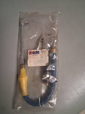 Tgc120 Coilhose Pneumatics Open Check Zinc Inflator Gauge 1/4 Fpt 10 - 120 Psi