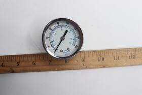 445-725-021 Control Air Pressure Gauge Stainless Steel 0-160 Psi 1/4 Npt