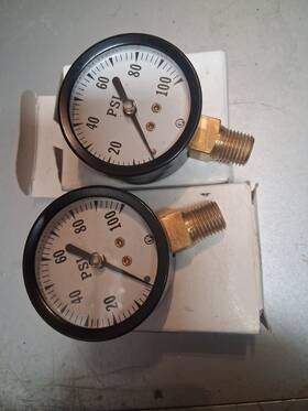 Gs213 Cpi Cp213 Lot Of 2 Continental Precision Instruments Gauge Gs213. To 100psi