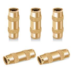 D-tj-z03 Daptemn 1/2 Inch Dot Brass Air Fittings 5pcs Brake Line Fitting Od Tube Straigh