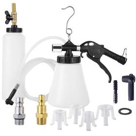 Z0099 Dasbet Pneumatic Brake Fluid Bleeder Tool With 4 Master Cylinder Adapters 90-