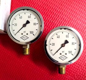 9688650 Dasco 0-100 Psi Pressure Gage 1/4 Npt Listing Is For One