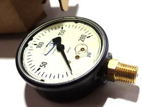 Glp520 Dixon Liquid Filled Abs Case Gauge 2-1/2 Inch Face 0-200 Psi
