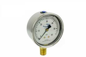 Gls410 Dixon - Liquid Filled Lower Mount Stainless Case Gauge