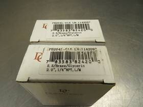 Pb204l-015 Durachoice Dura Choice Gauge 2 Inch X 1/4 Lower Conn Ln# 1142097 Lot Of