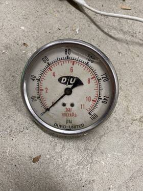 15-200nd-01b-x-0 Duro-united 15-200nd-01b-x-0/160 Pressure Gauge