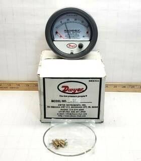 2000-0-sp Dwyer New 2000-sp Magnehelic Differential Pressure Gauge 12-24 Vdc 2000-0sp