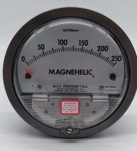 2000-250mbar Dwyer Magnehelic Differental Pressure Gauge 0-250mbars