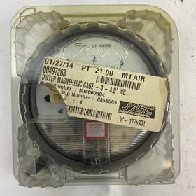 2004-w45y Dwyer 2004 W45y Pressure Gauge 0-4 Inches Of Water