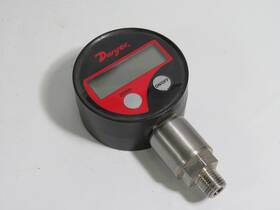 69050 Dwyer Digital Pressure Gauge 4 Digit 1/4 Inch Npt Bottom Mount Used