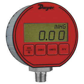 Dpg-006 Dwyer Digital Pressure Gauge 3 Dial Size Red