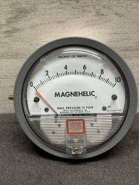W15ab-mb Dwyer Magnehelic W15ab Mb 15 Psig 0-10 Inches Of Water Pressure Gauge