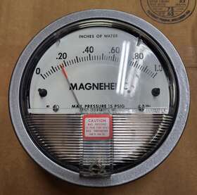 W19w Dwyer Magnehelic Differential Pressure Gauge Model 2001 Lc 0-1.0 Inch 15 Psi 94