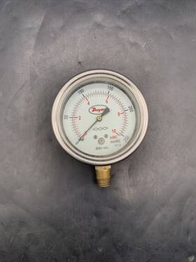 Sgz-d10522n Dwyer 0-100 Psi 2 1/2 Inch Face Pressure Gauge 1/4