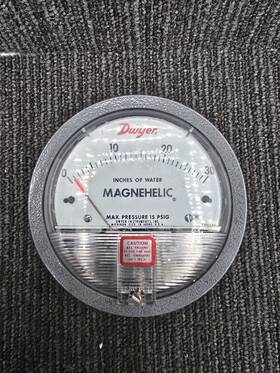 Tn10ak Dwyer Magnehelic Differential Pressure Gauge 0-40 Inch Wc