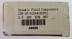 Cds-1p-010a Dynamic Fluid Components 48006 160 Psi 2.5 Dry Btm Mnt