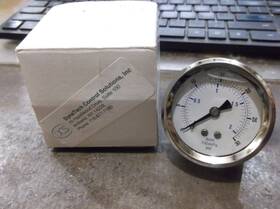 202l-204c Dynatech Nib Pressure Gauge 0-30 Psi 2 Inch Dial 1/4 Npt 397-3