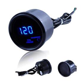 Lqya86302-25dbl1popgwsfct52mm Eirwhys 2 Inch 52 Mm Digital Blue 120 Psi Oil Pressure Gauge With Sensor Air Compressor-e