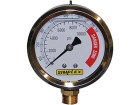 18905 Enerpac - Hydraulic Pressure Gauge 2.50ft Face 10 000 Psi