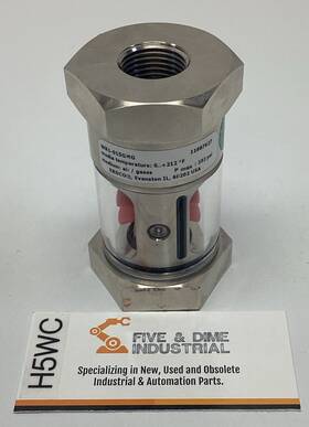 Wr1-015gmg Erdco Wr1-015 11687672 See-flow Meter 232 Psi Max 212 F 1/2 Inch Npt