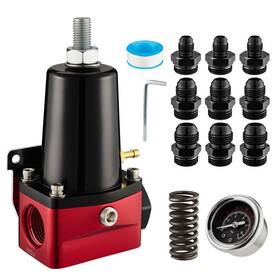 Fs07330-amz1 Evil Energy Fuel Pressure Regulator 30-140psi Adjustable Range 10an